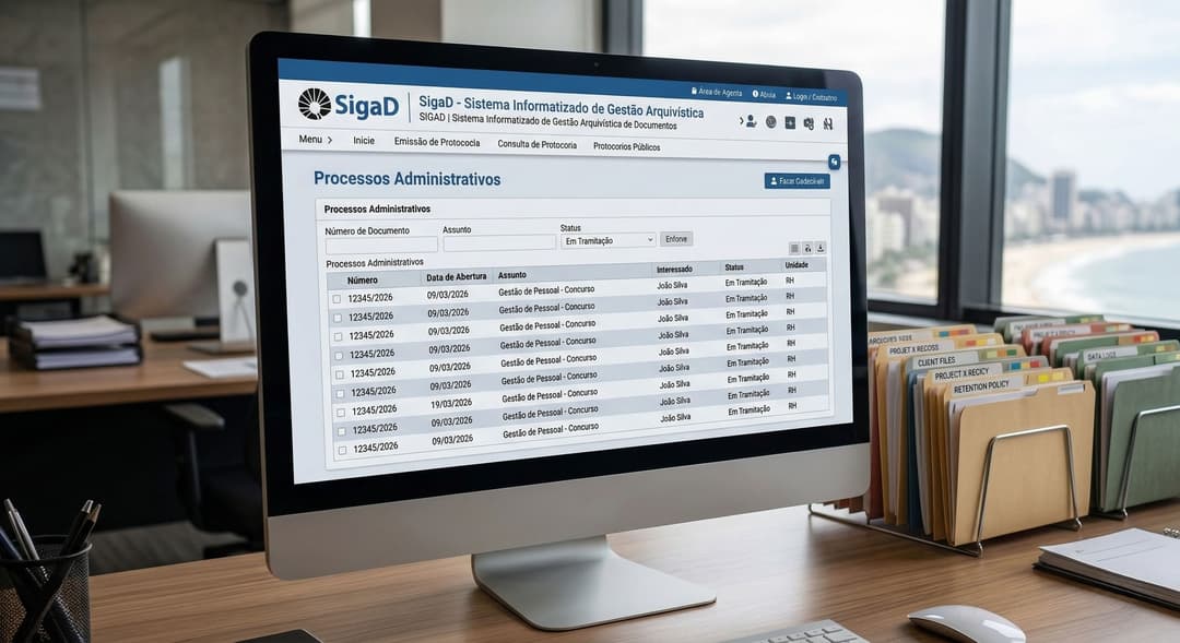 SIGAD e Tabela de Temporalidade: sistema informatizado controlando prazos de guarda de documentos nato-digitais