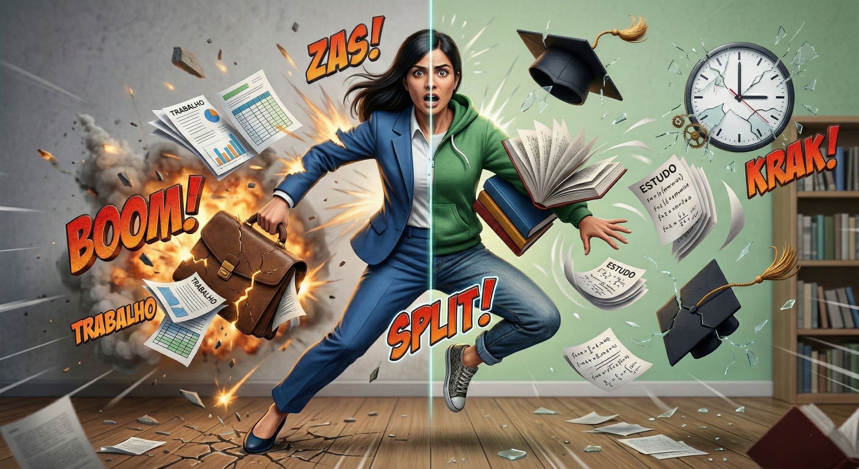 image Conciliar Trabalho E Estudos Exige só Três Horas