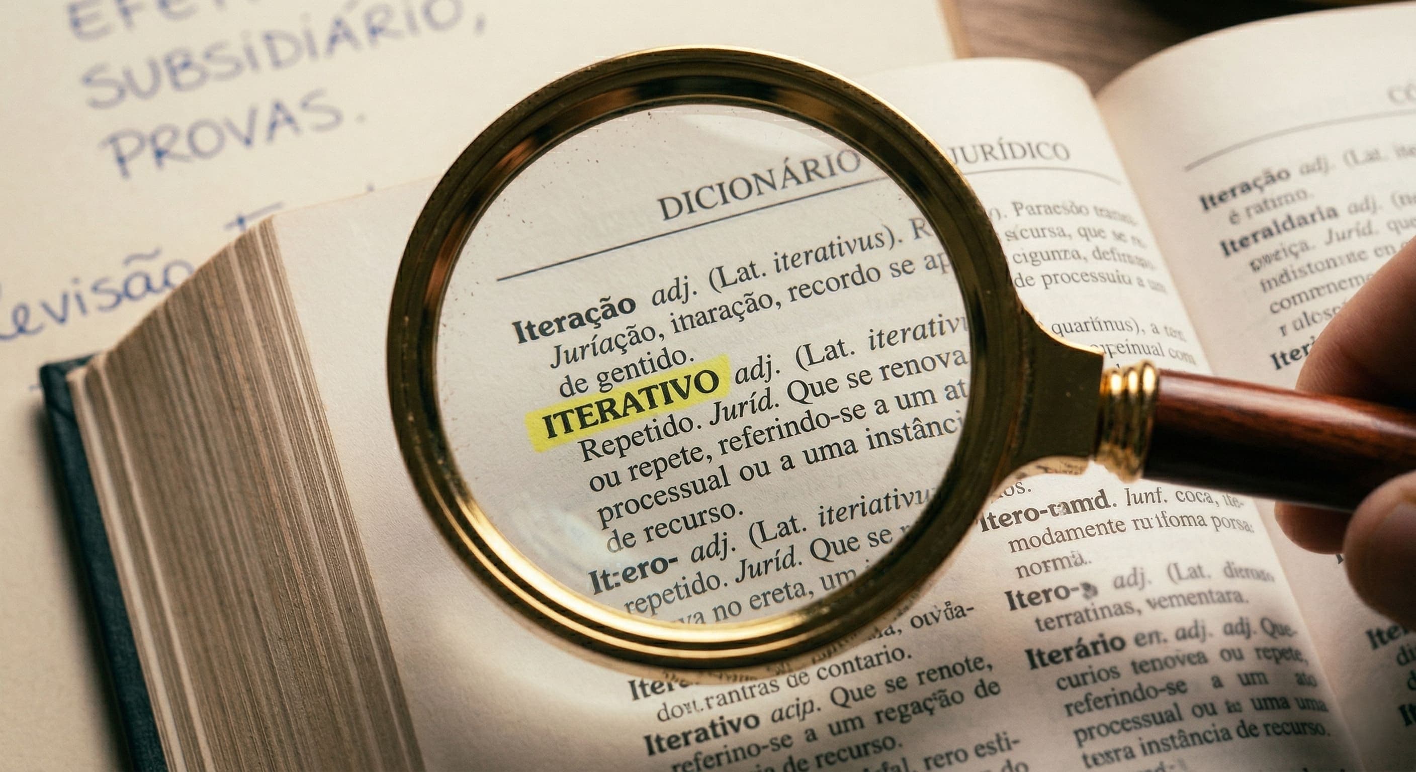 image Os Significados de Iterativo, Efetivo e Subsidiário