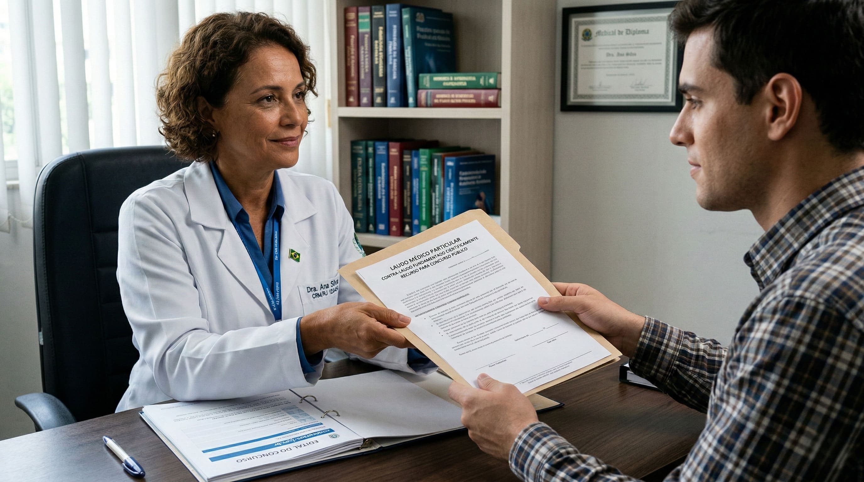 image Exame médico do concurso: Como reverter a reprovação