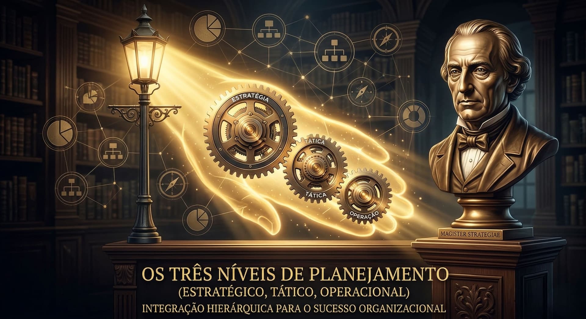 Capa do material: Os Três Níveis de Planejamento