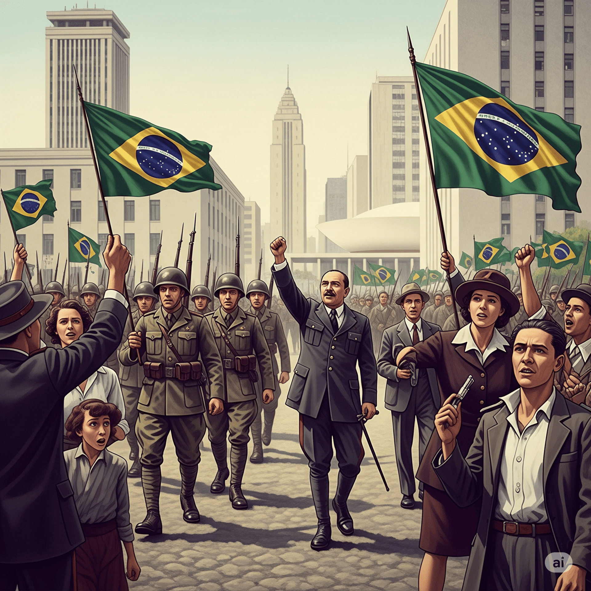 Capa do material: A Revolução de 1930 e a chegada de Getúlio Vargas ao poder
