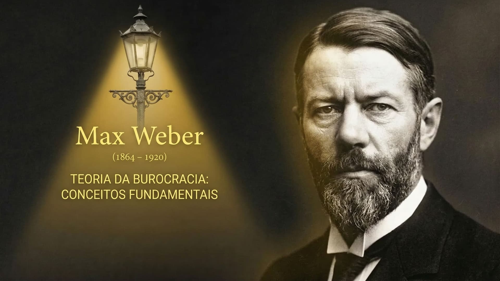 Capa do material: Teoria da Burocracia de Max Weber