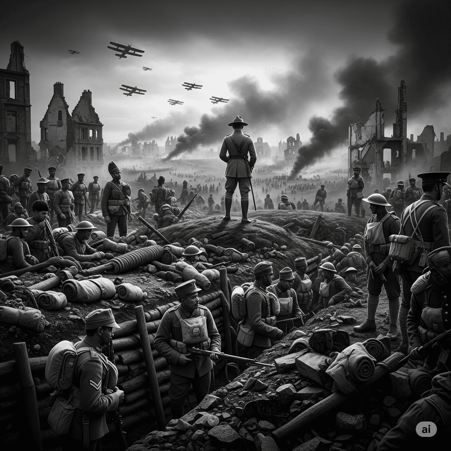 Capa do material: Primeira Guerra Mundial Segundas inteções
