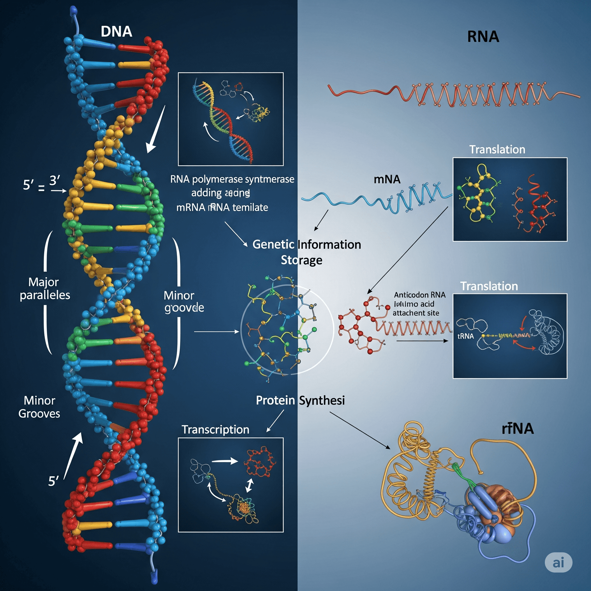 Capa do material: Estrutura e função dos ácidos nucleicos: DNA e RNA