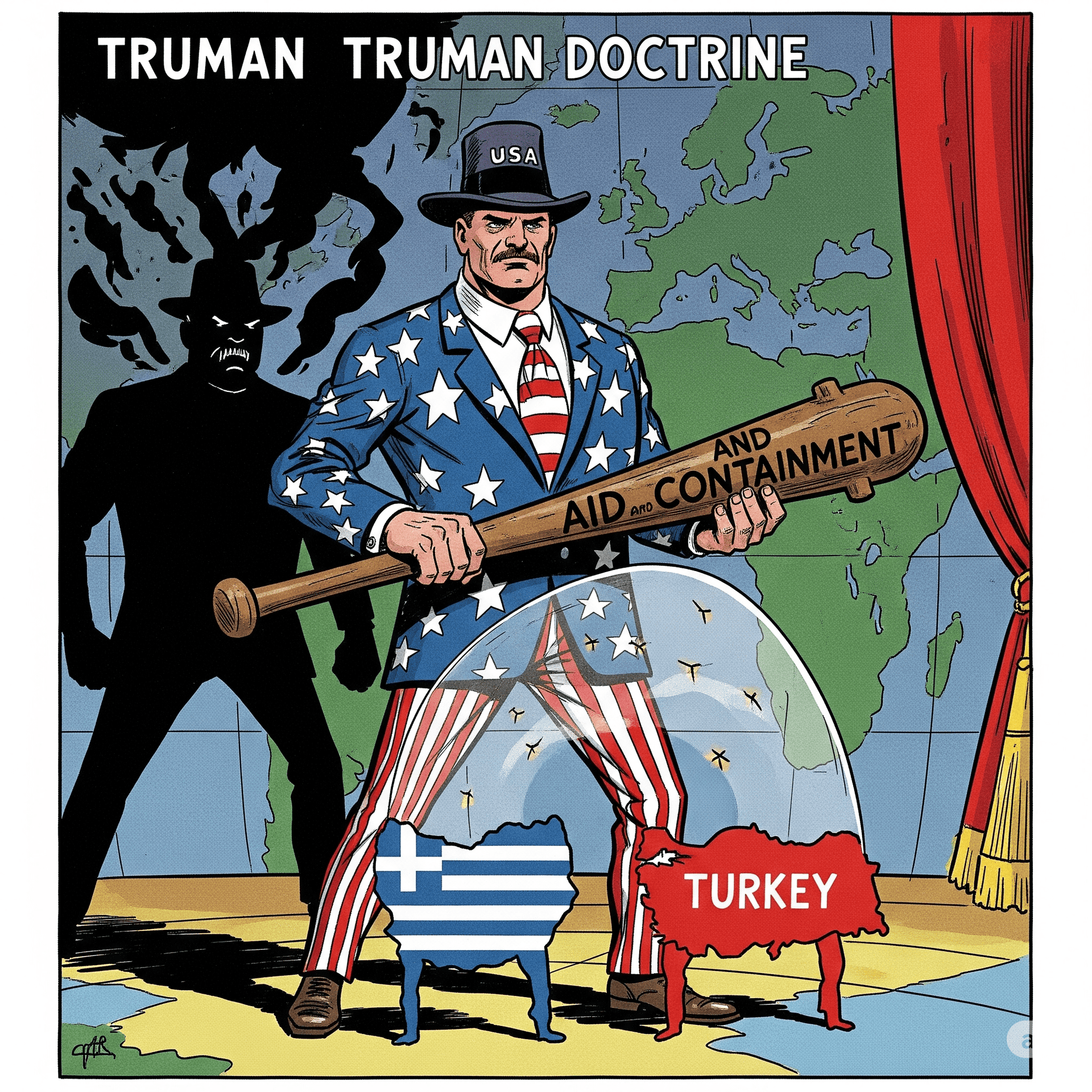 Capa do material: Doutrina Truman
