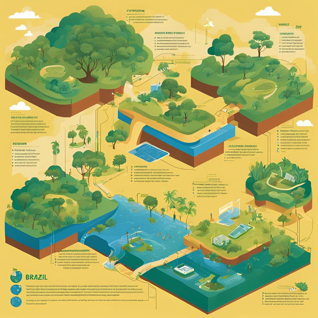 Capa do material: Política e gestão ambiental no Brasil