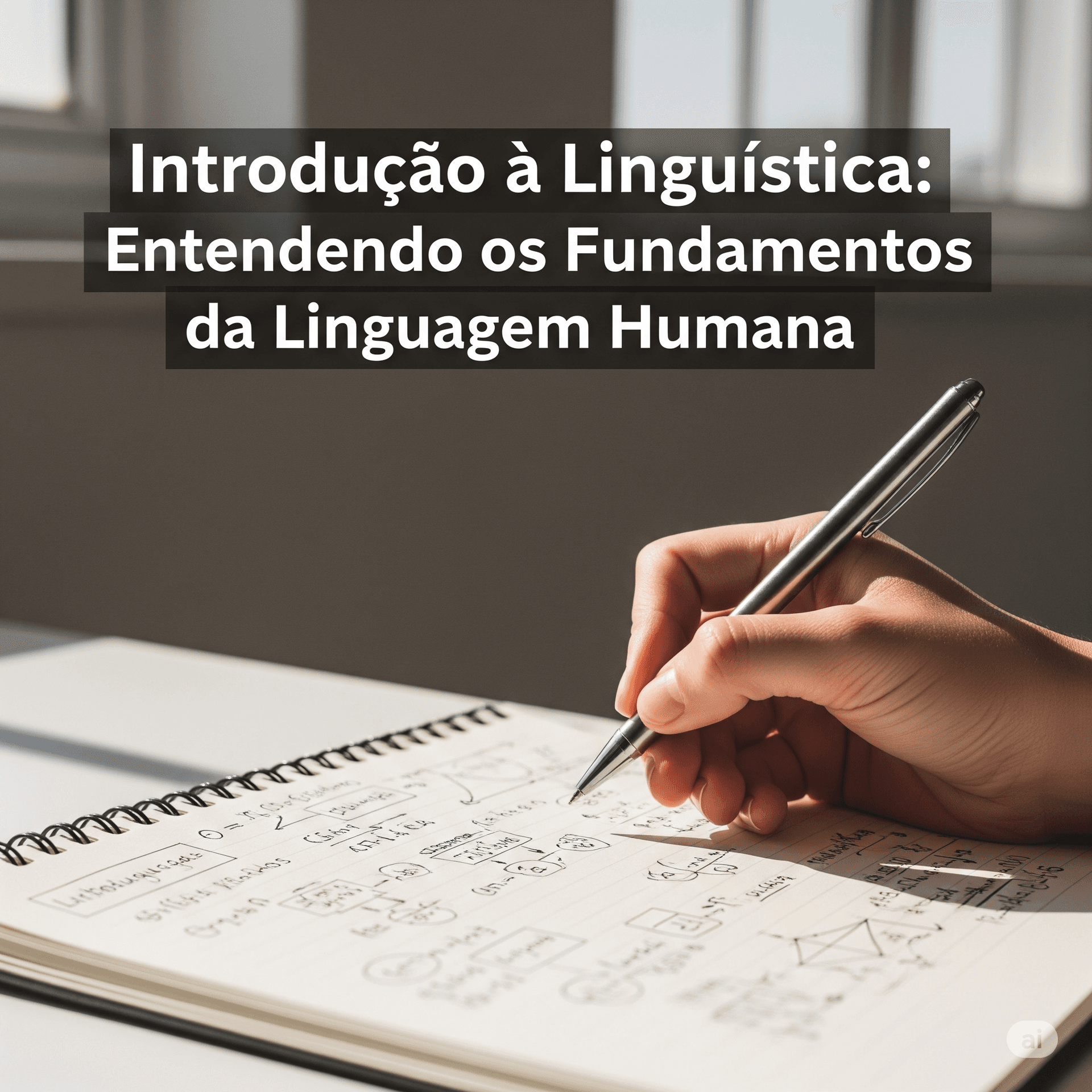 Capa do material: Linguística: o que é, fundamentos e pensadores