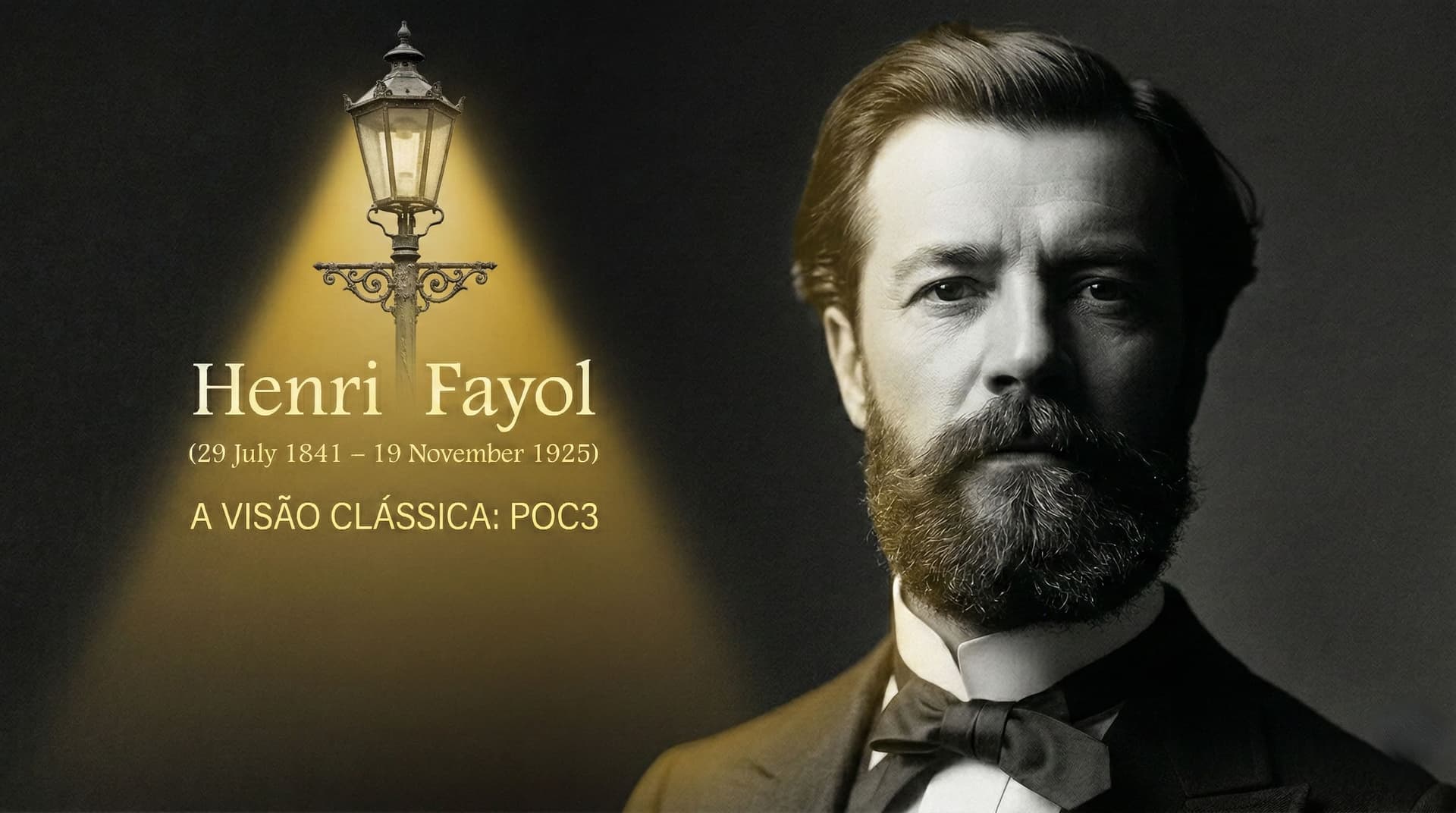 Capa do material: Henri Fayol e o POC3
