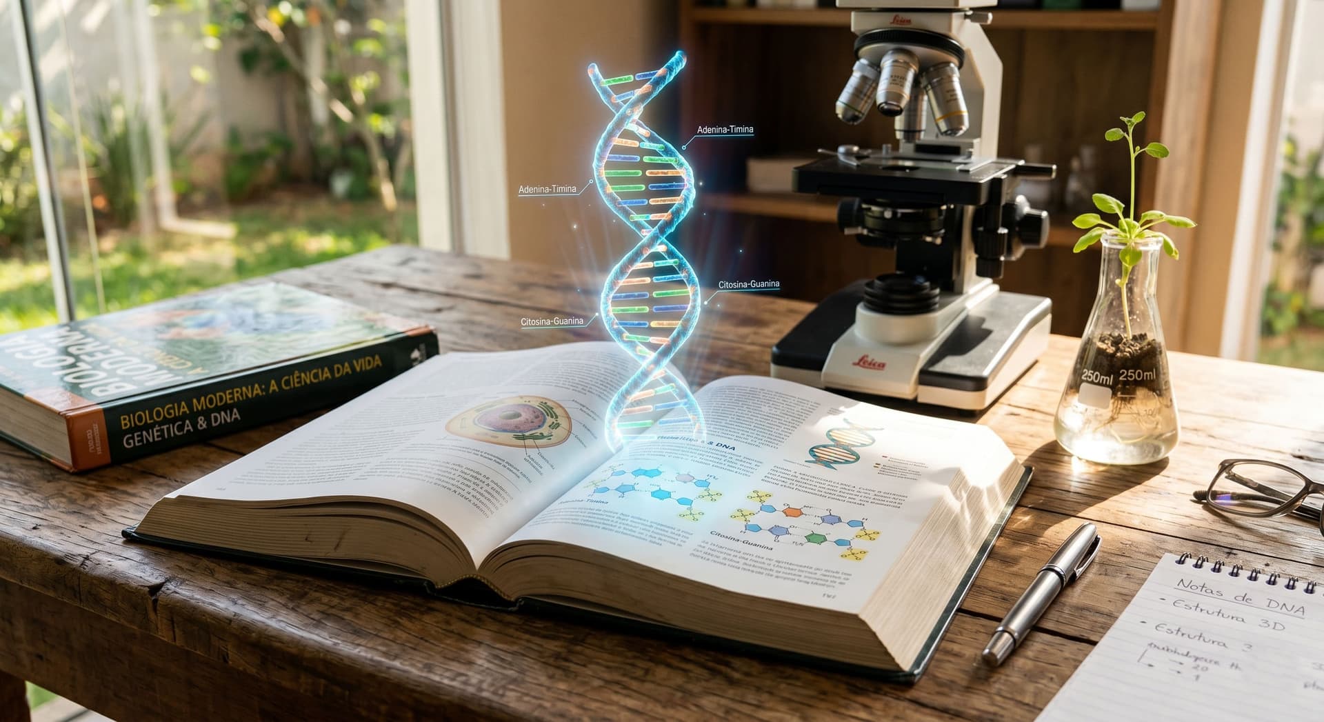 Capa do material de apoio: Biologia: Guia Completo para ENEM e Vestibulares
