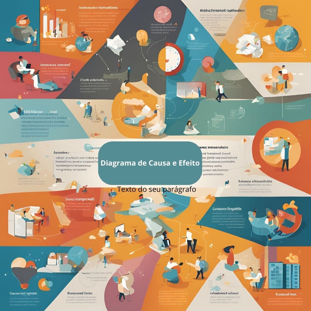 Capa do material: Diagrama de Causa e Efeito