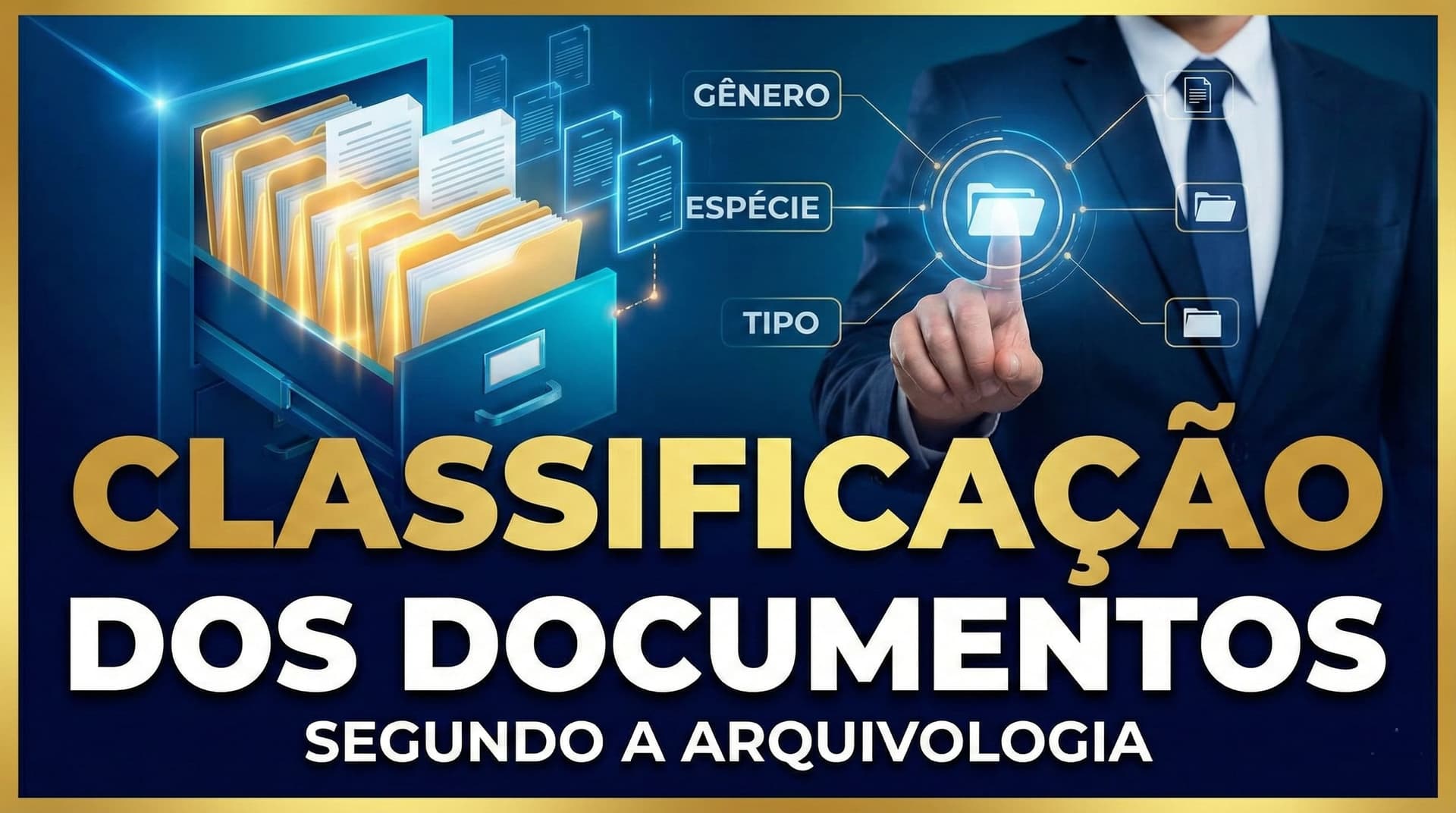 Capa do material: Classificação dos documentos