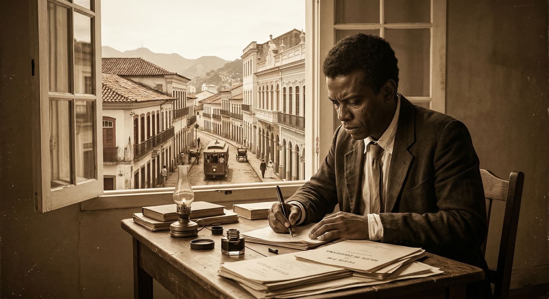 Capa do material: A Crítica Social em Lima Barreto