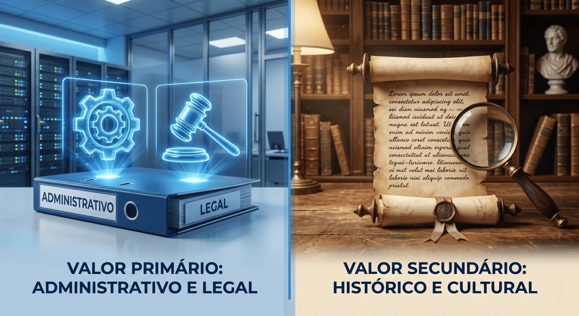 Capa do material: Valor dos Documentos na Arquivologia