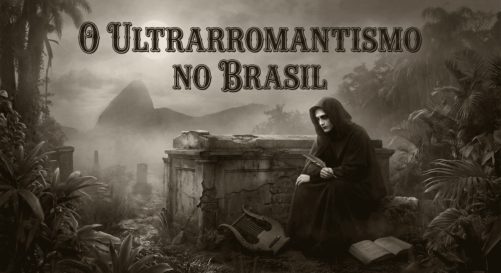Capa do material: O Ultrarromantismo no Brasil