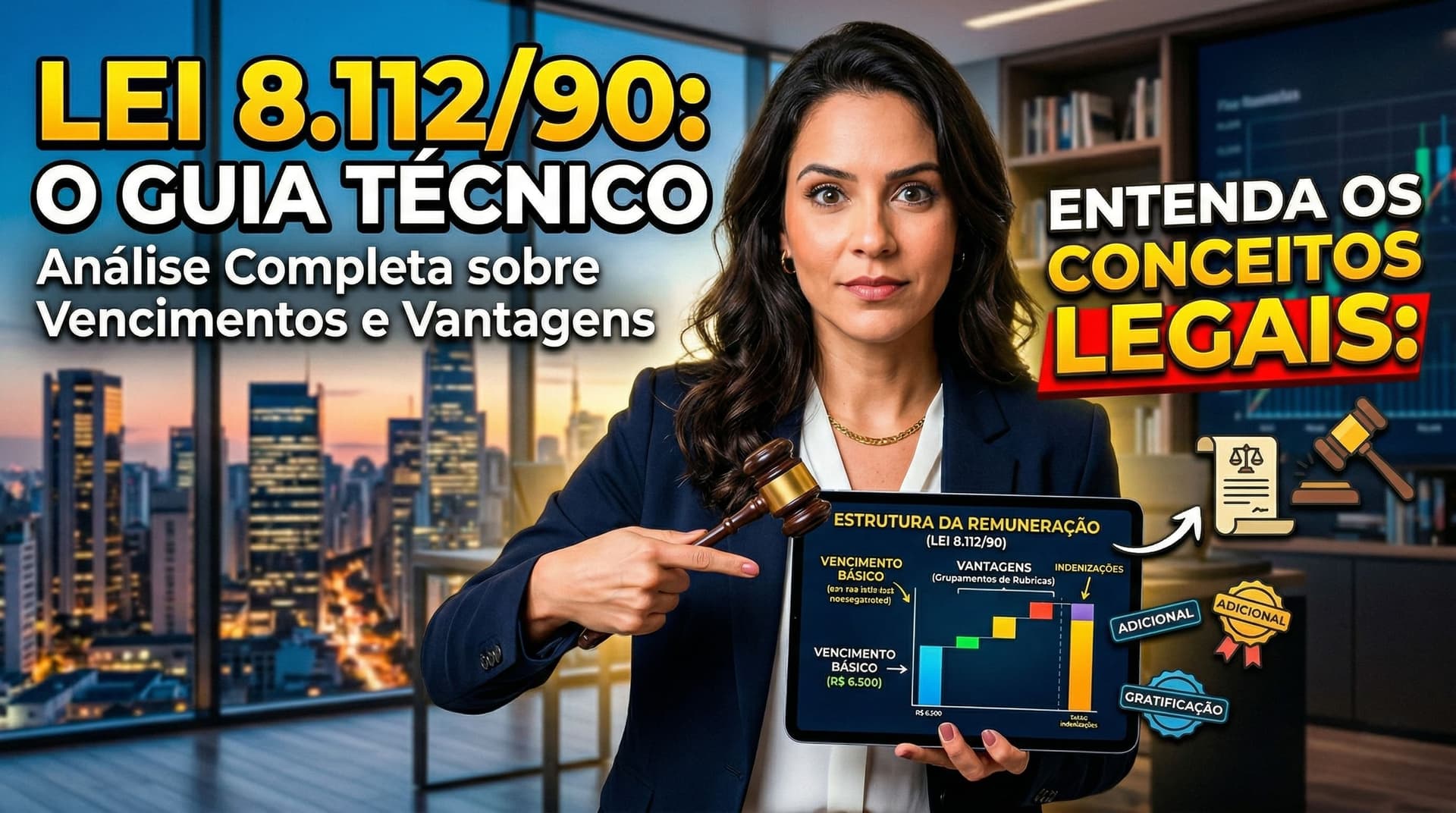 Capa do material: Lei 8.112/90 Vencimento e Remuneração