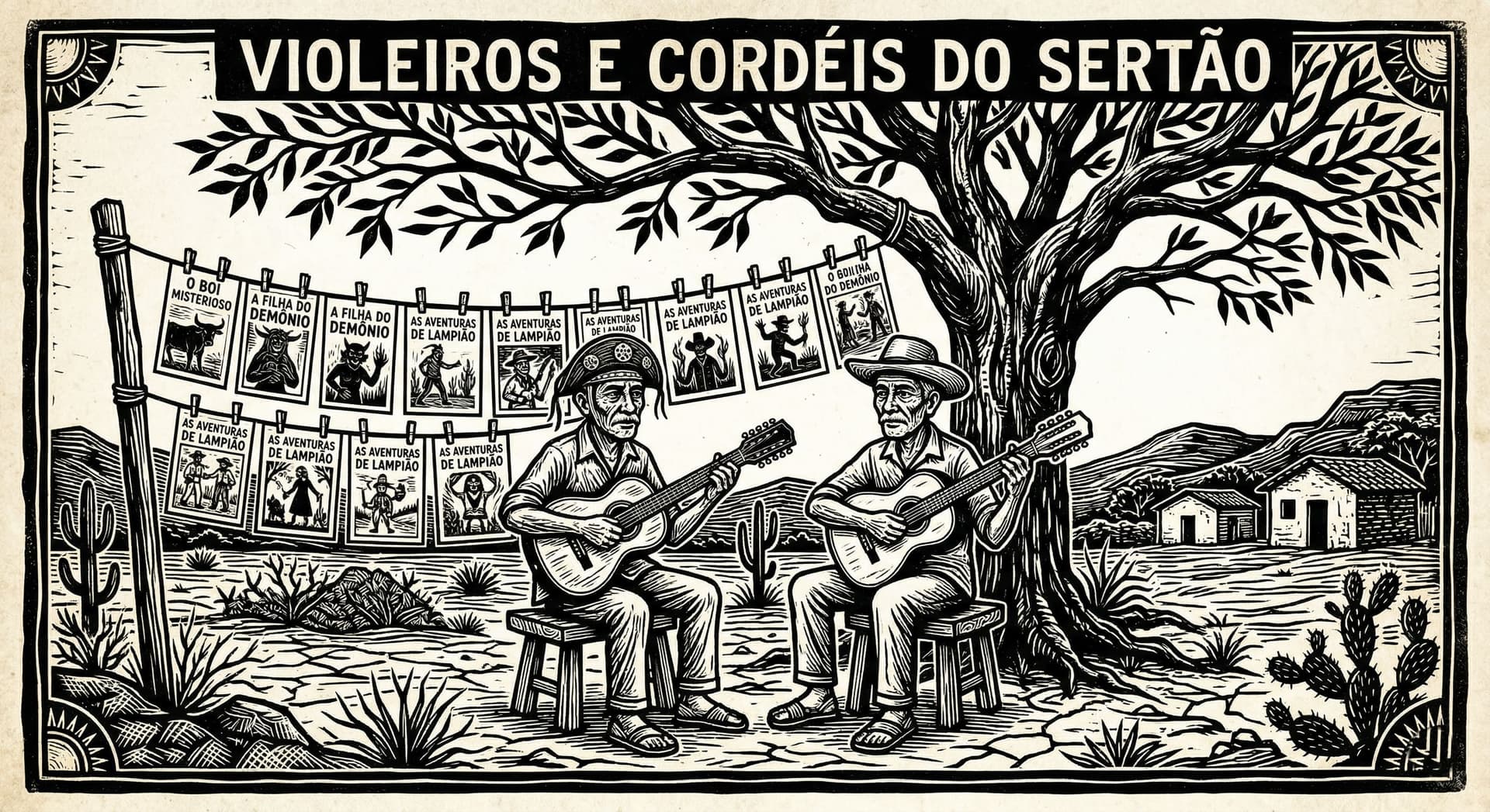 Capa do material: Literatura de Cordel: Origem e Características